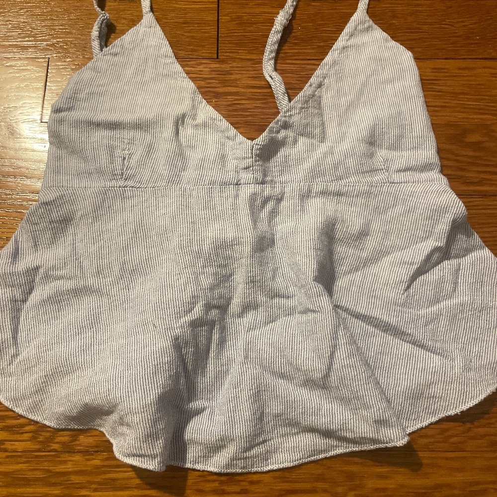 blue striped brandy baby tank